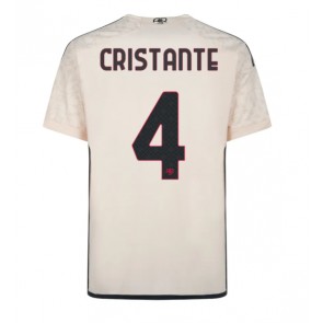 AS Roma Bryan Cristante #4 Koszulka Wyjazdowych 2023-24 Krótki Rękaw
